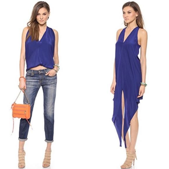Ramy Brook Jamie Convertible Dress Top Eclipse Blue - Picture 1 of 16